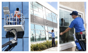 Commercial glass cleaning in Abu Dhabi